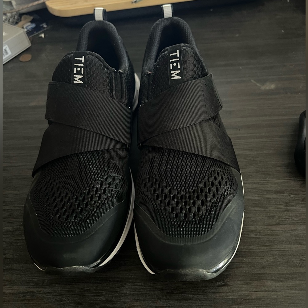 TIEM slipstream black cycle shoes